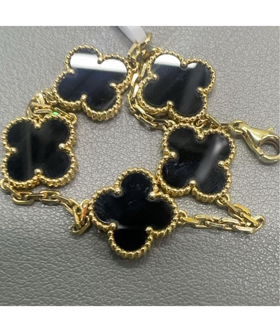 VAN CLEEF & ARPELS Черный браслет из желтого золота, фото 3