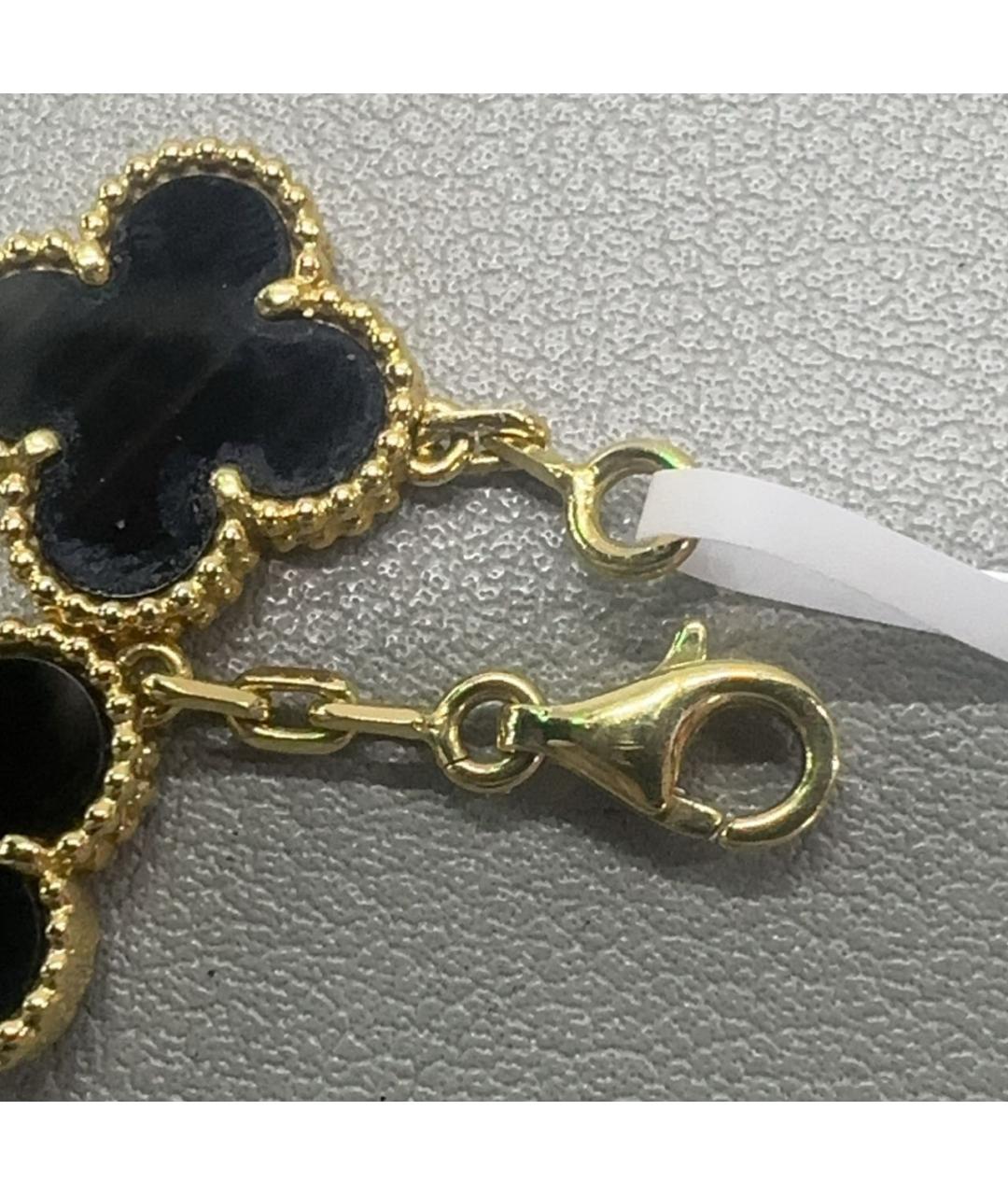 VAN CLEEF & ARPELS Черный браслет из желтого золота, фото 5