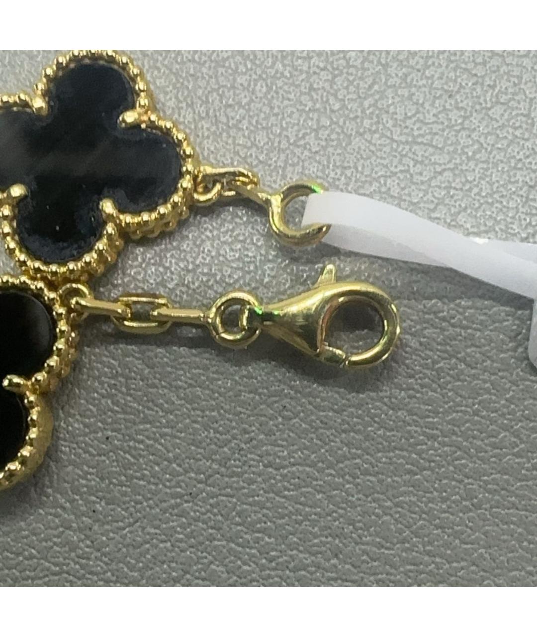 VAN CLEEF & ARPELS Черный браслет из желтого золота, фото 4