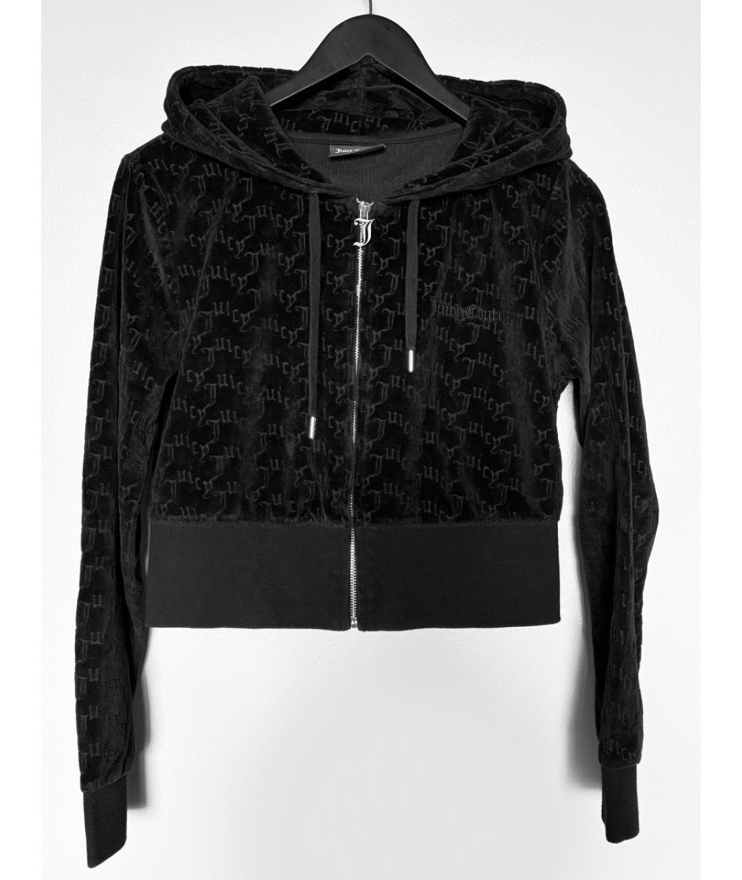 JUICY COUTURE Черный бархатный спортивные костюмы, фото 8