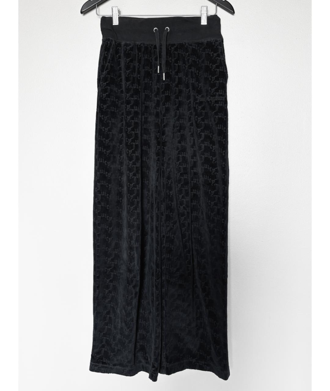 JUICY COUTURE Черный бархатный спортивные костюмы, фото 2