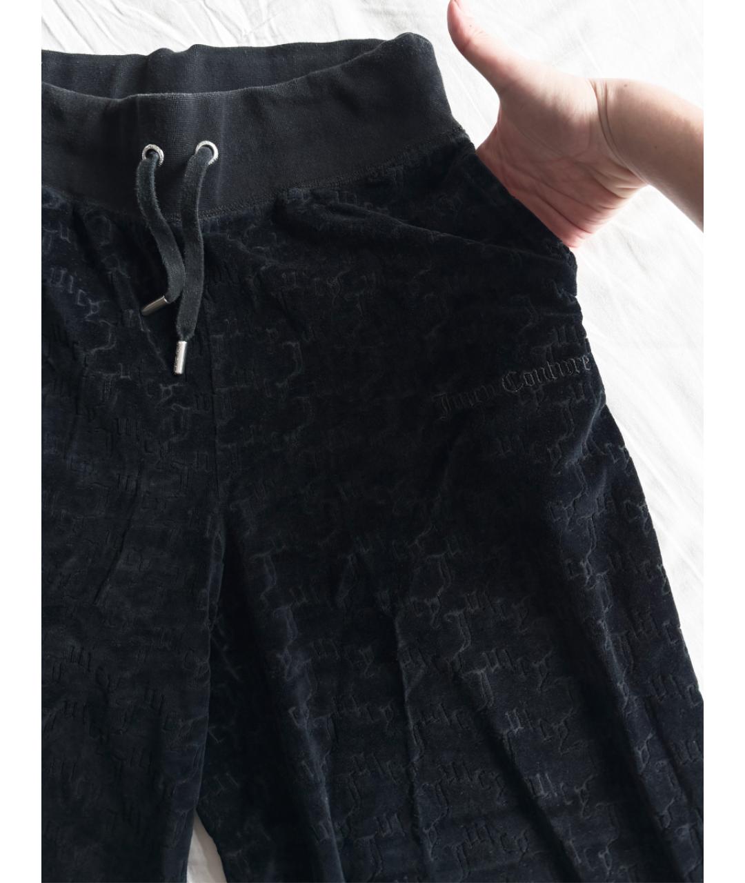 JUICY COUTURE Черный бархатный спортивные костюмы, фото 4