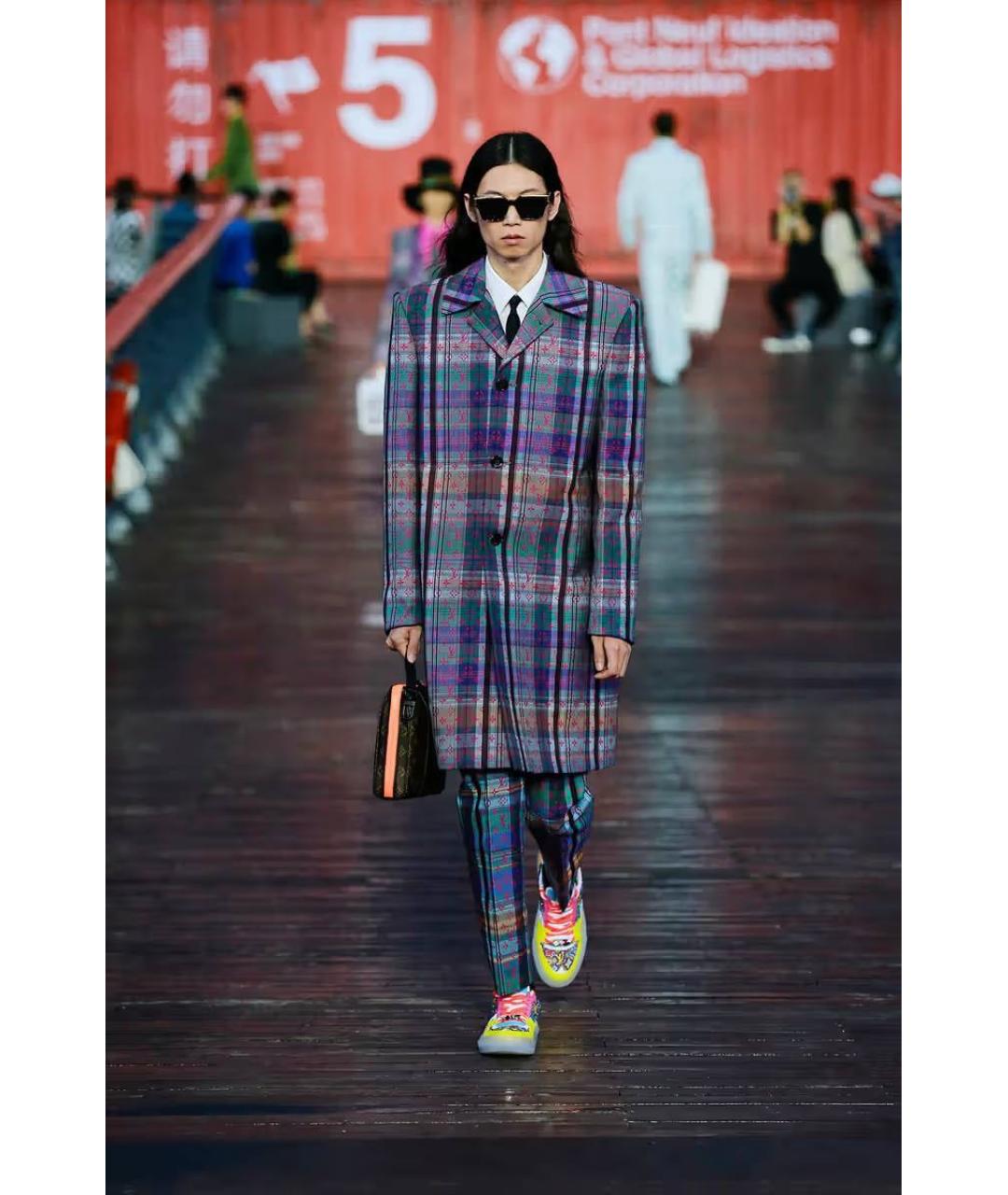 LOUIS VUITTON Мульти полиамидовое пальто, фото 5