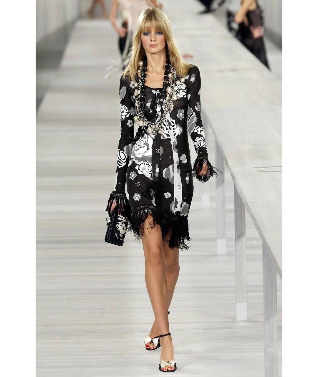 CHANEL Мульти хлопковое вечернее платье, фото 5