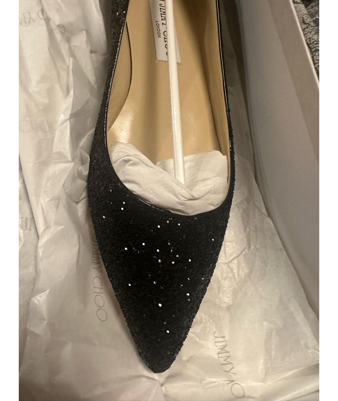 JIMMY CHOO Черные балетки, фото 2