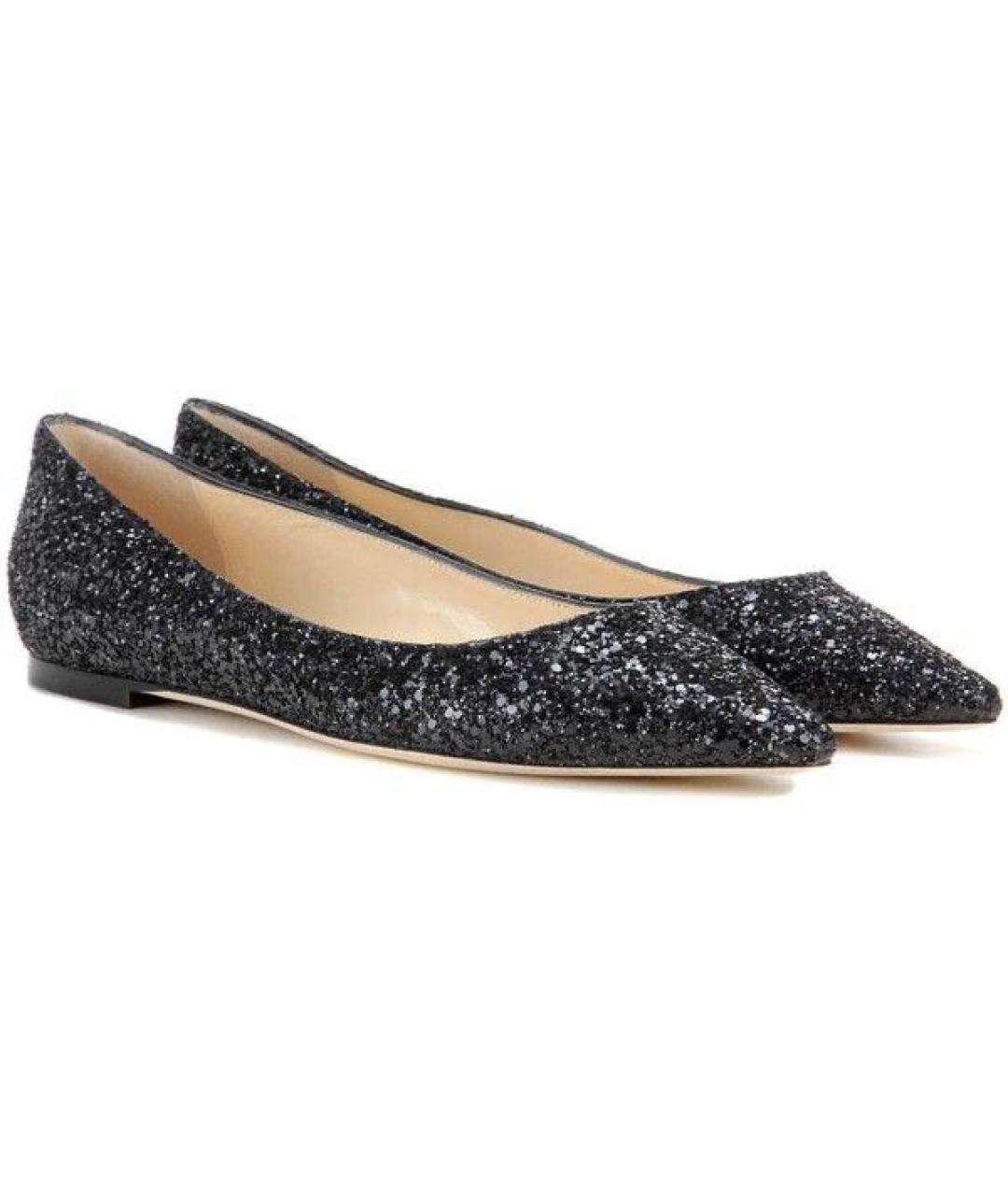 JIMMY CHOO Черные балетки, фото 5