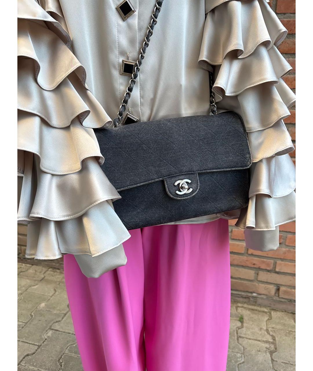 CHANEL Мульти тканевая сумка через плечо, фото 8
