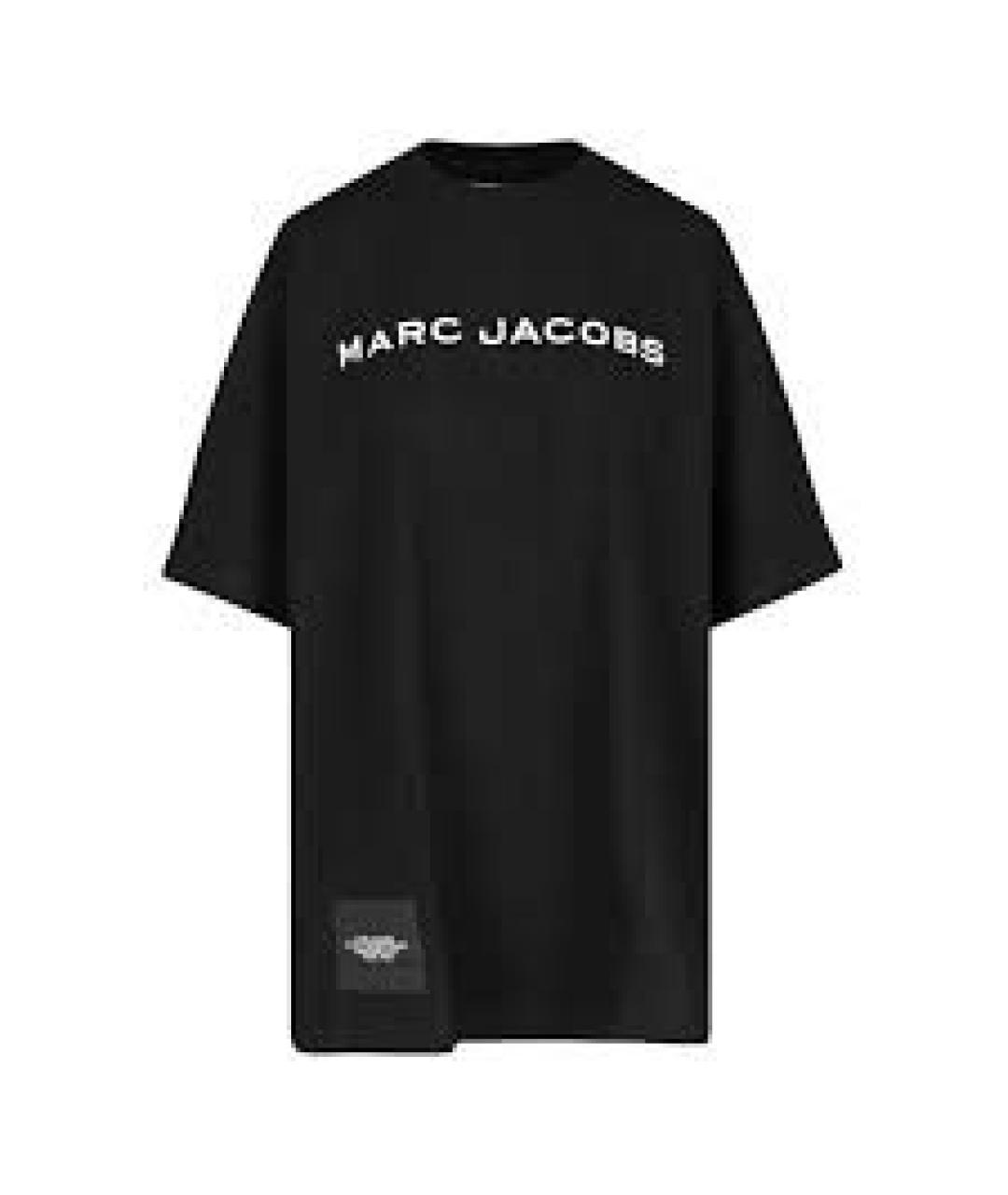 MARC JACOBS Черная хлопковая футболка, фото 8