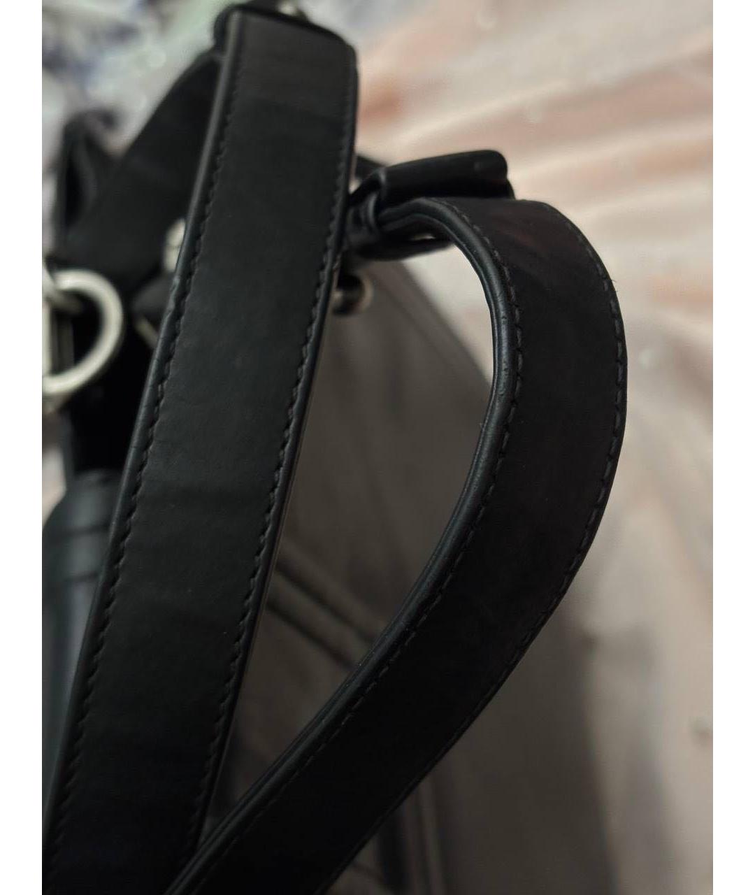 CHANEL Черная кожаная сумка тоут, фото 7