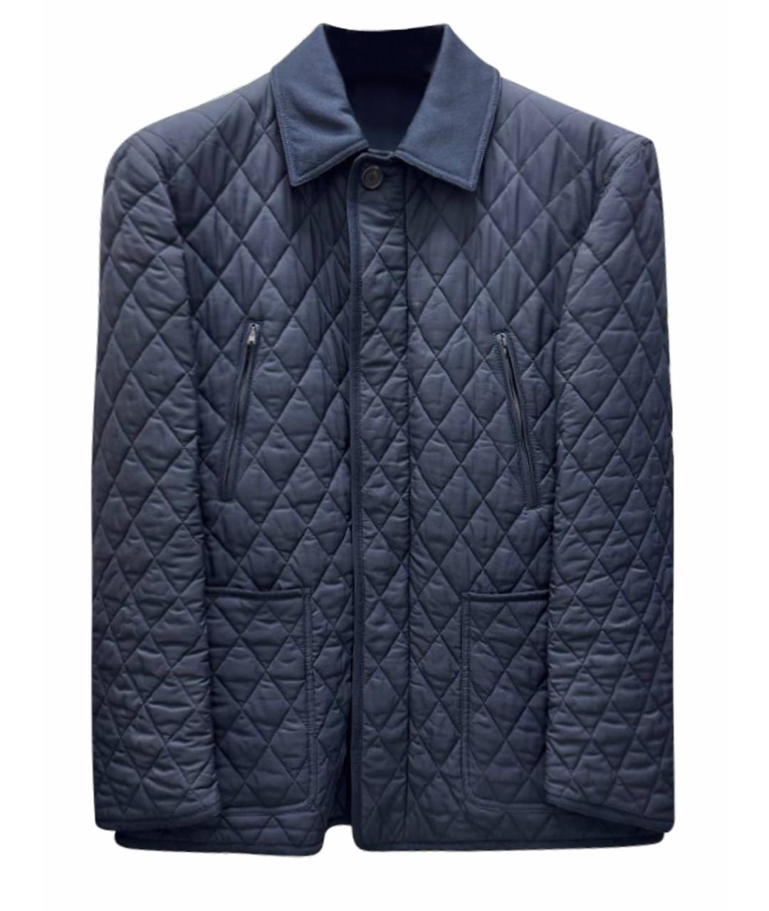 BRIONI Темно-синяя шерстяная куртка, фото 1