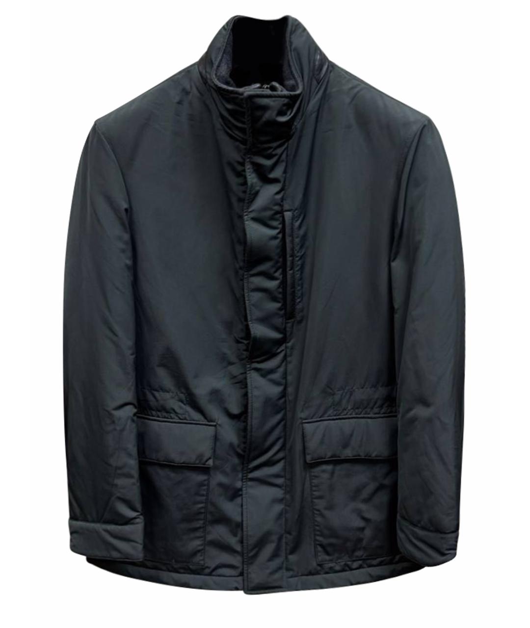 BRIONI Антрацитовая полиамидовая куртка, фото 1