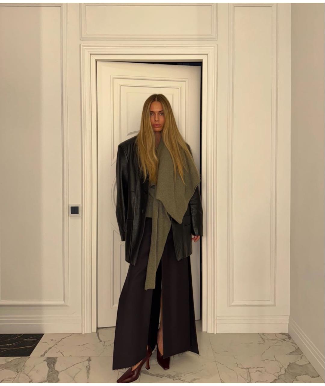 CELINE Бордовые кожаные туфли, фото 8