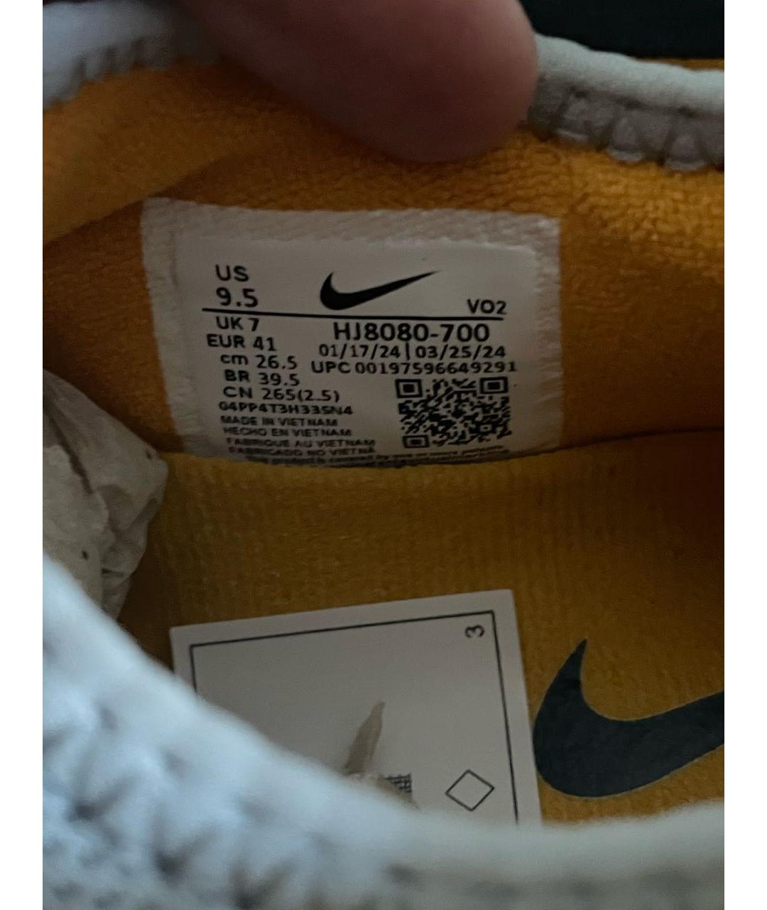 NIKE Мульти текстильные низкие кроссовки / кеды, фото 5