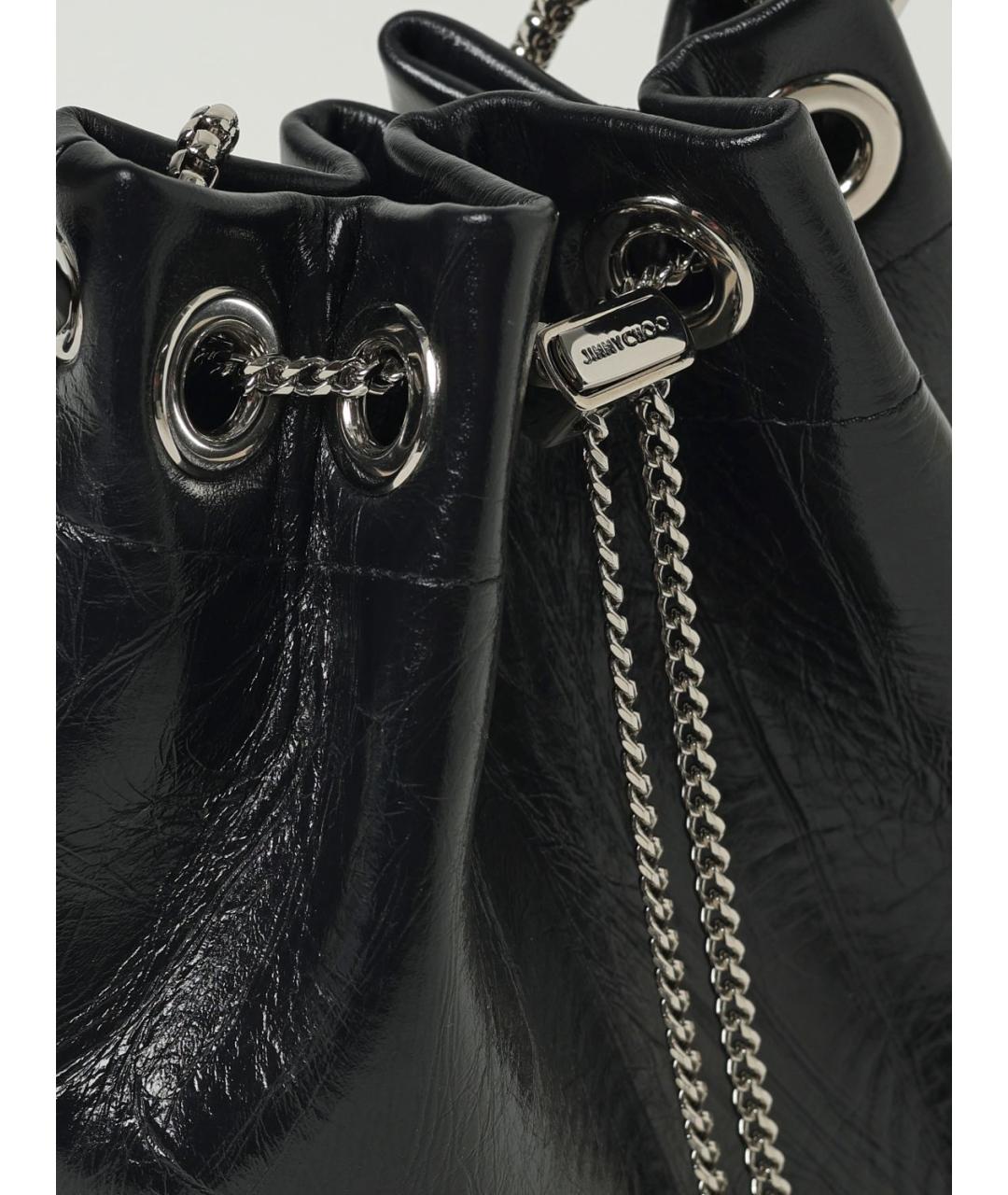 JIMMY CHOO Черная сумка с короткими ручками, фото 3