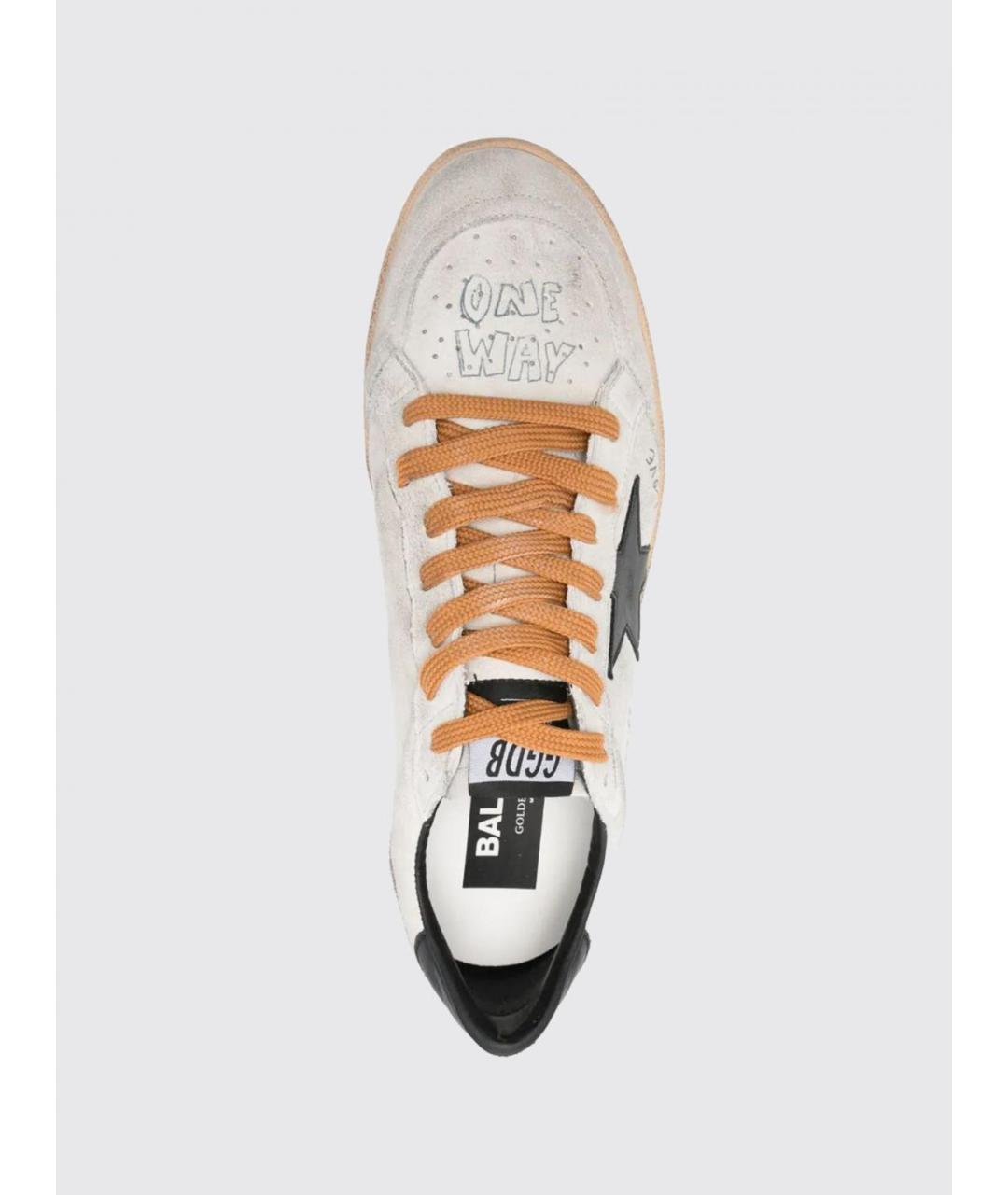 GOLDEN GOOSE DELUXE BRAND Мульти кожаные низкие кроссовки / кеды, фото 4