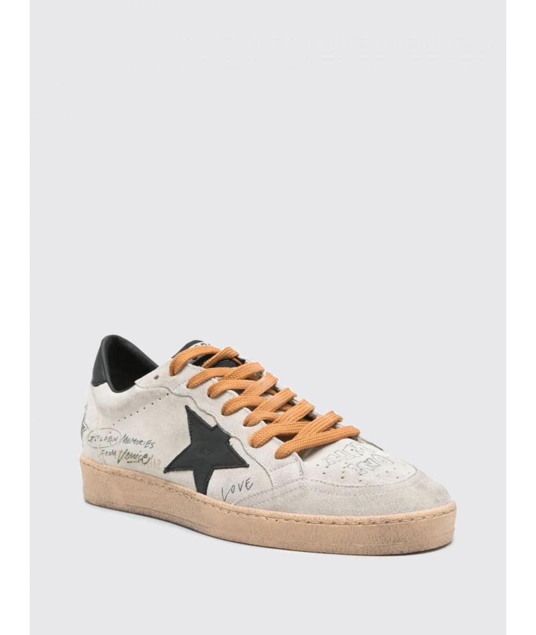GOLDEN GOOSE DELUXE BRAND Мульти кожаные низкие кроссовки / кеды, фото 2