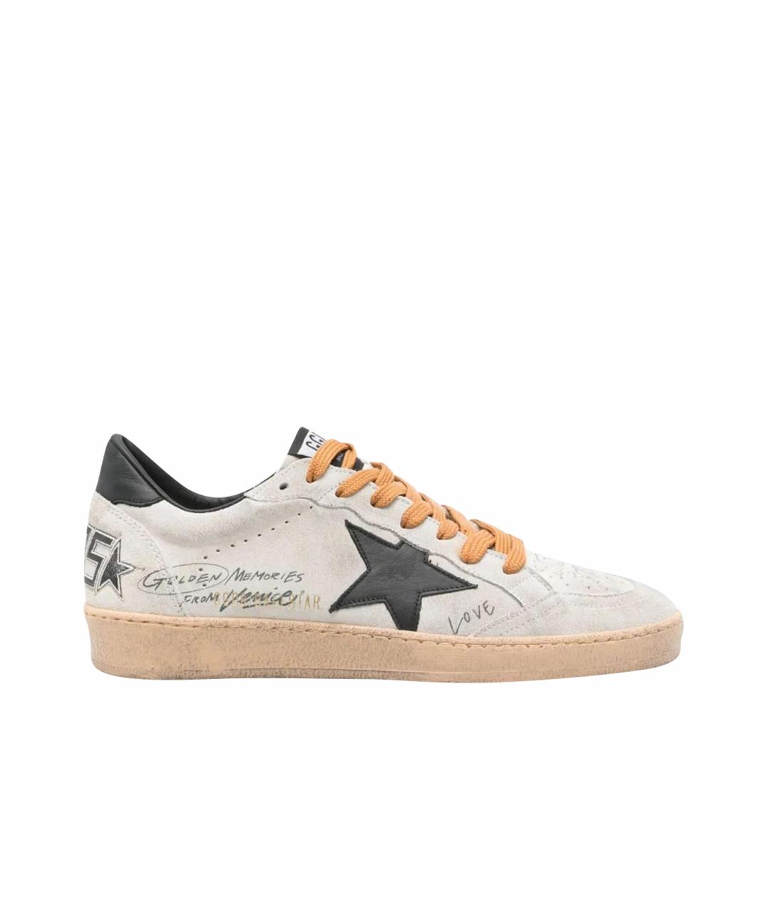 GOLDEN GOOSE DELUXE BRAND Мульти кожаные низкие кроссовки / кеды, фото 1