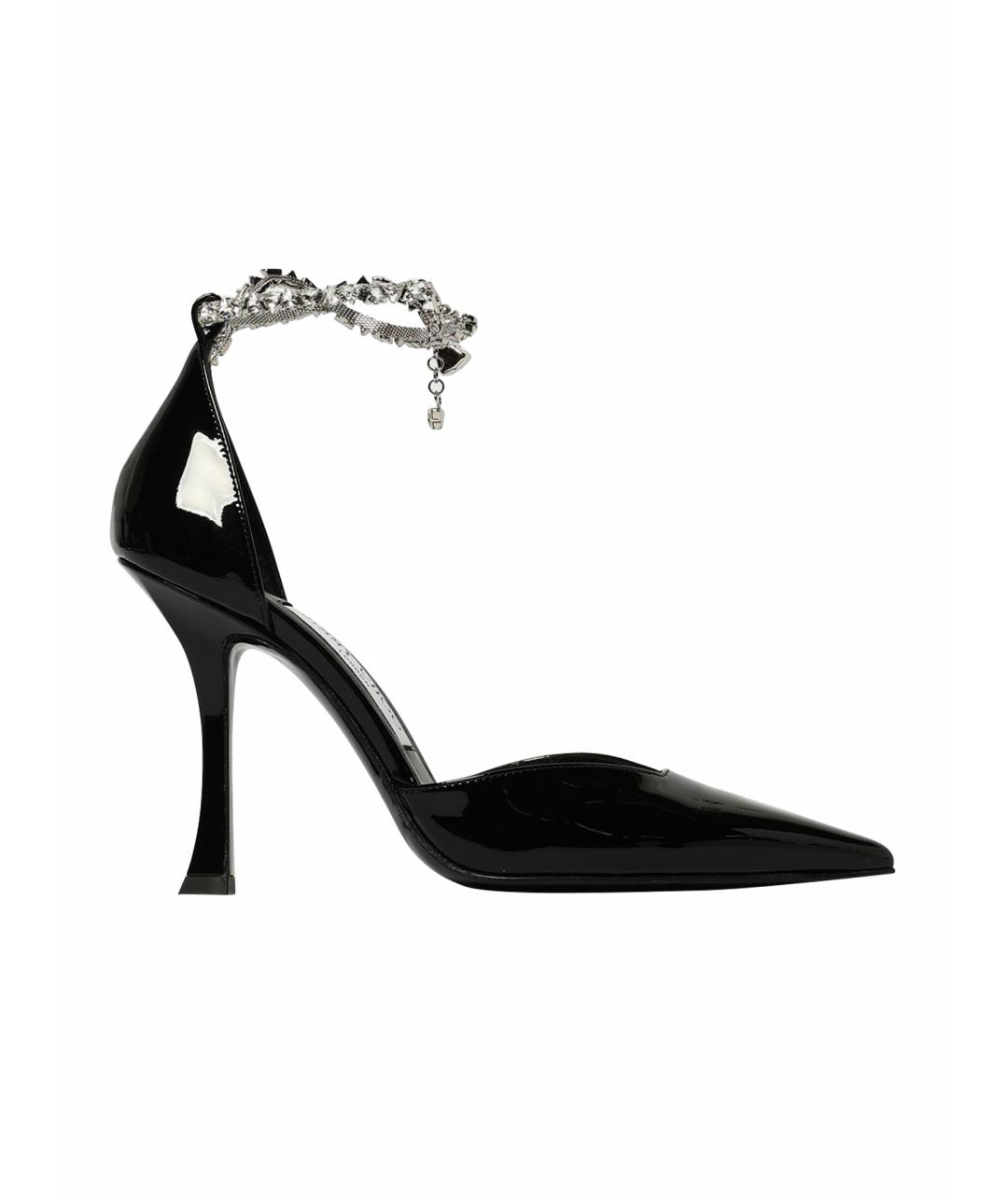 JIMMY CHOO Черные туфли из лакированной кожи, фото 1