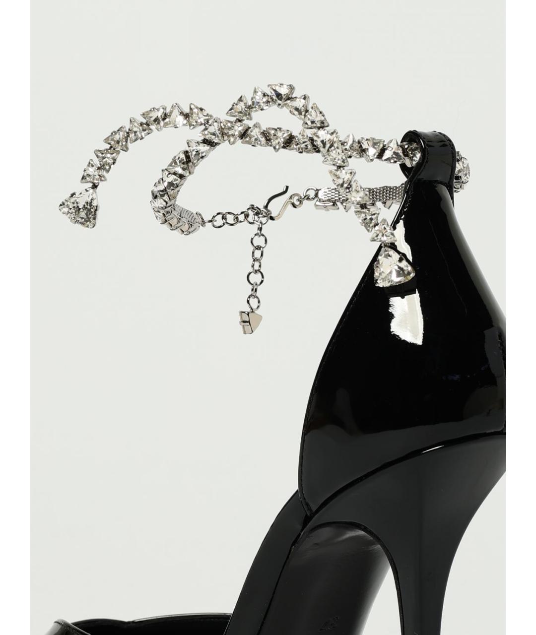 JIMMY CHOO Черные туфли из лакированной кожи, фото 4