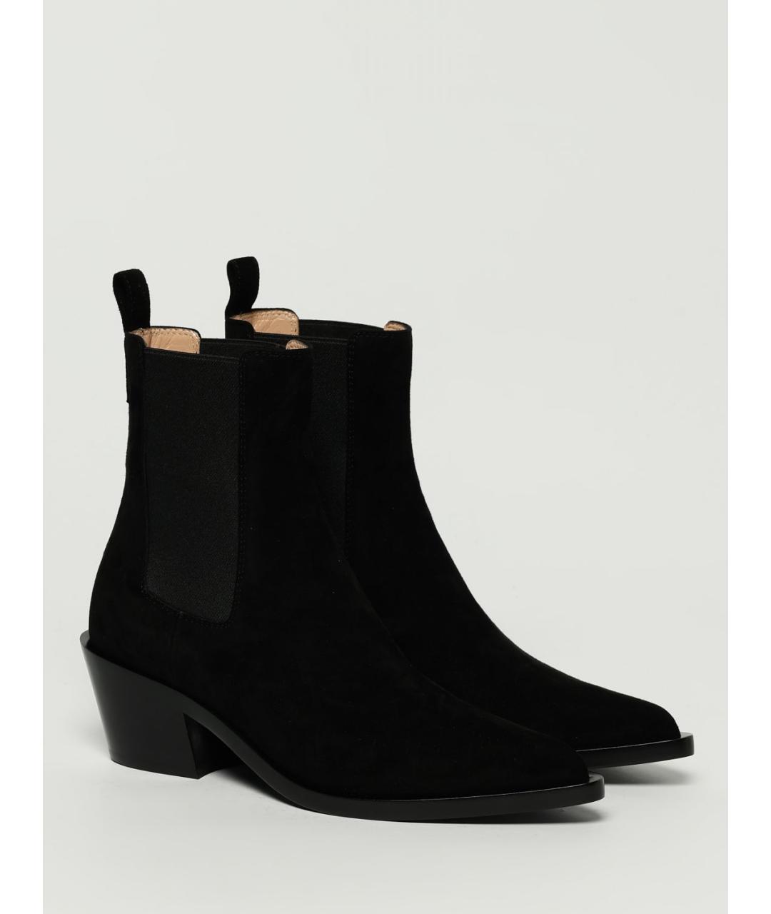 GIANVITO ROSSI Черные ботинки, фото 2