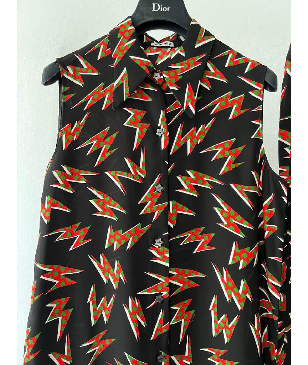 MIU MIU Мульти хлопковый костюм с брюками, фото 2