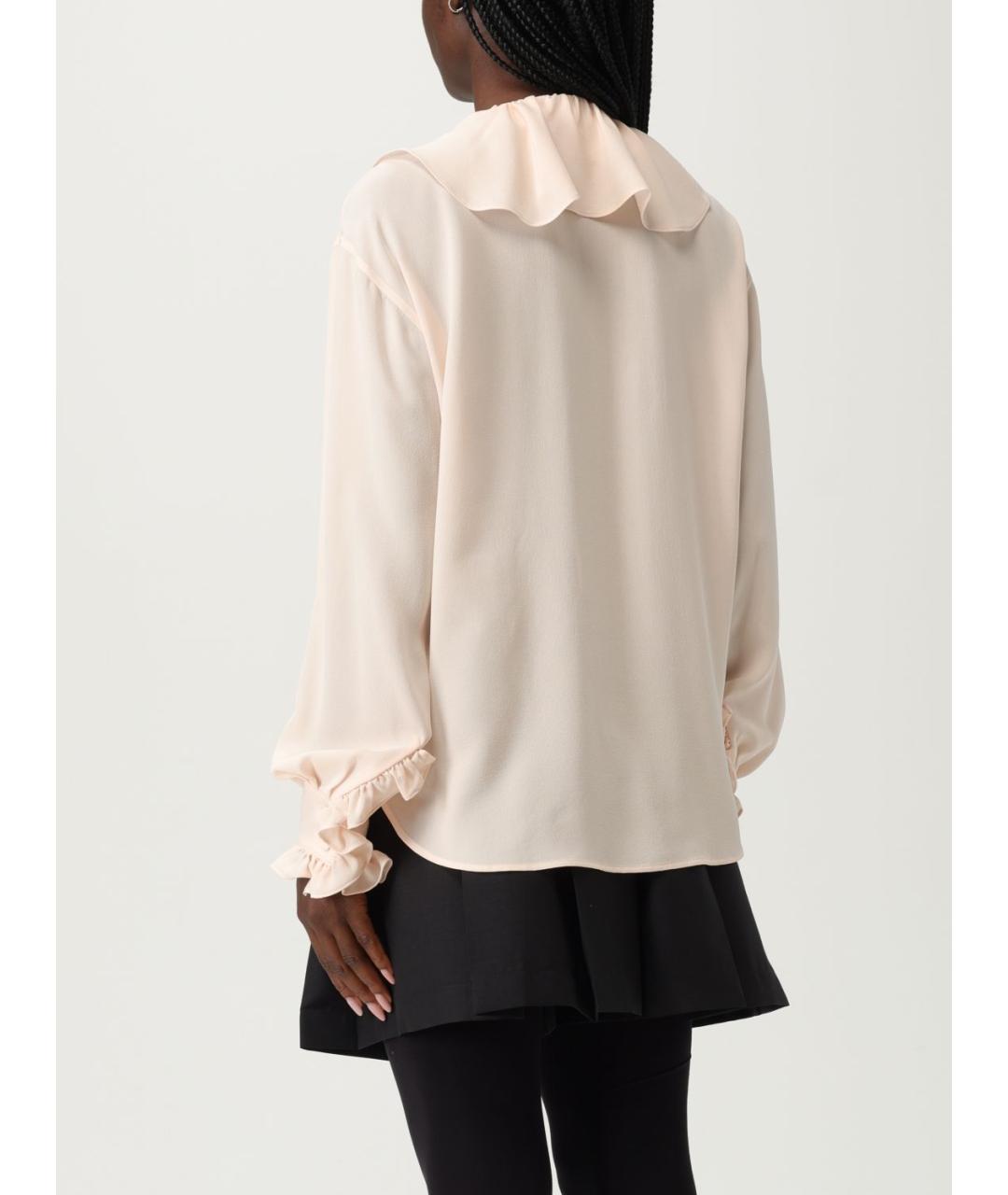 ALEXANDER MCQUEEN Бежевая блузы, фото 4