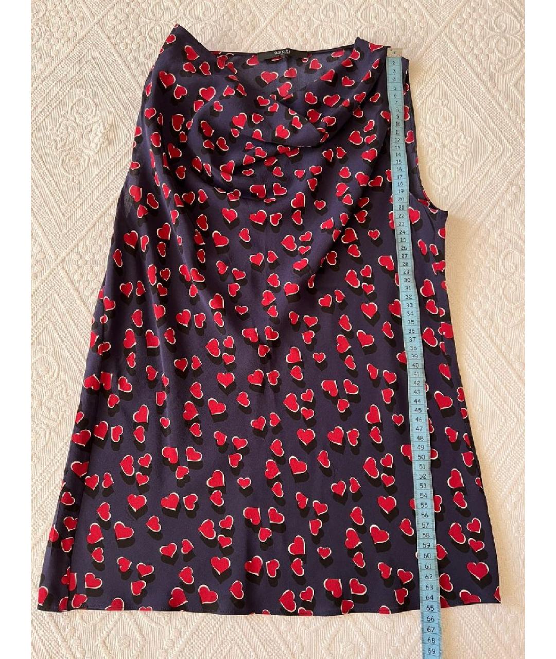 GUCCI Бордовый шелковый костюм с брюками, фото 8