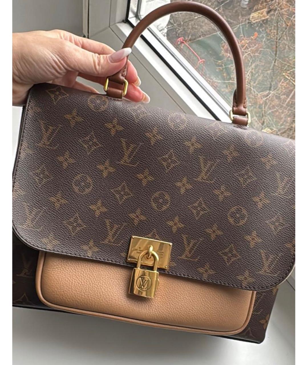 LOUIS VUITTON Коричневая сумка через плечо, фото 5