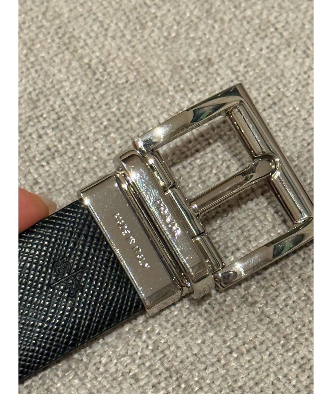 PRADA Белая кожаная поясная сумка, фото 8