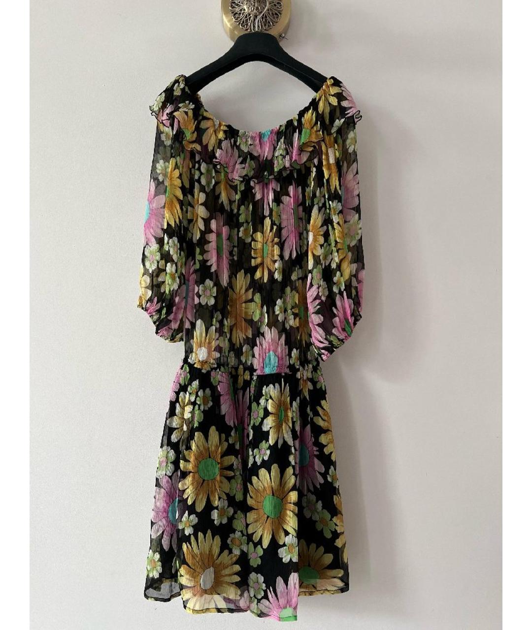 BLUMARINE Черное хлопковое платье, фото 2