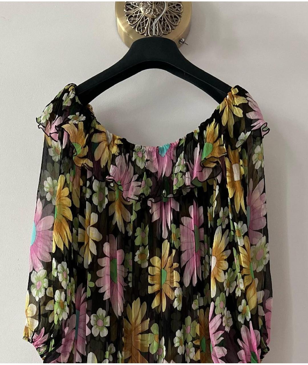 BLUMARINE Черное хлопковое платье, фото 3