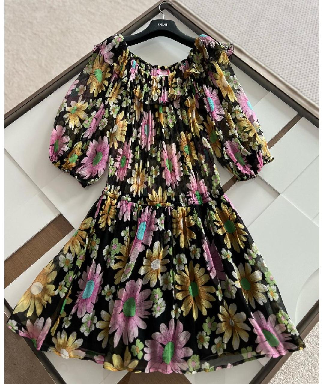 BLUMARINE Черное хлопковое платье, фото 5
