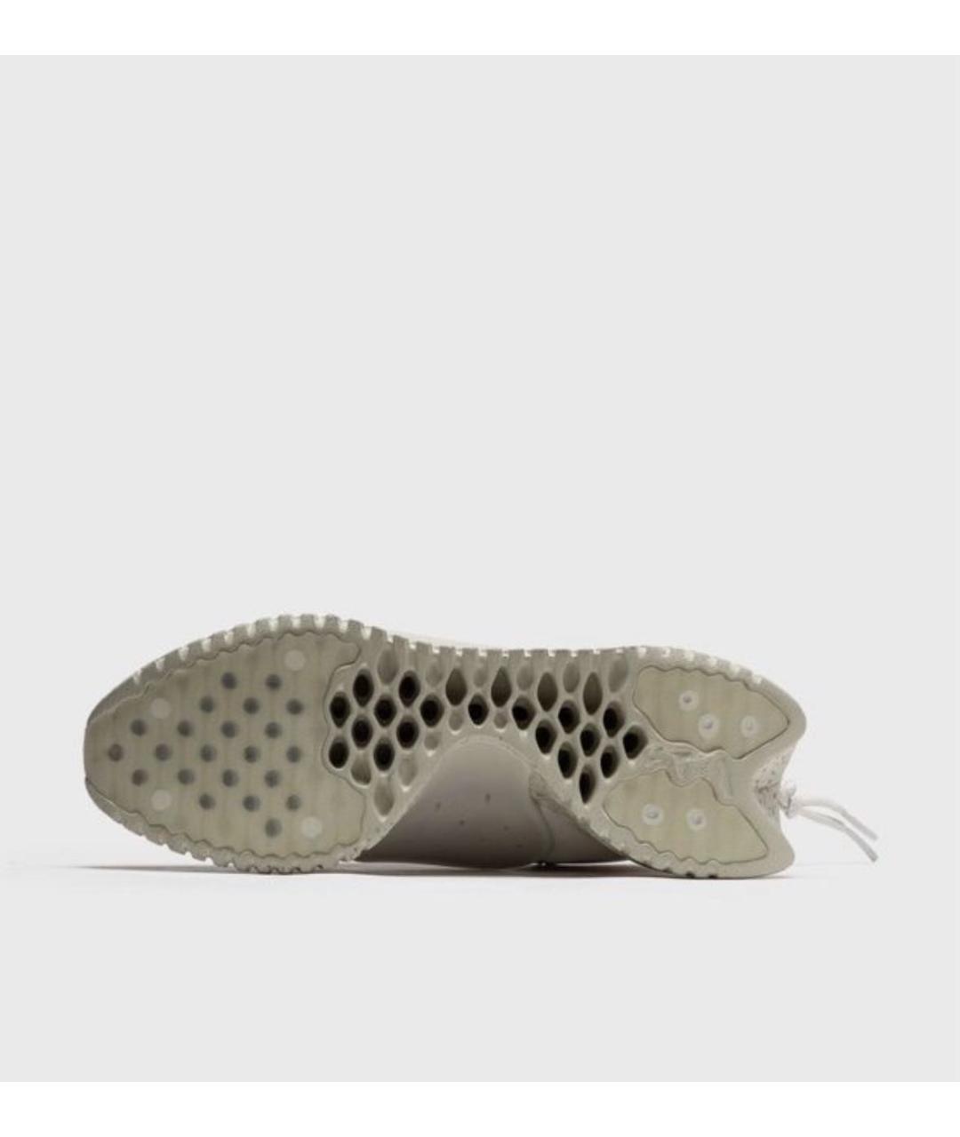 NIKE Бежевые кожаные кроссовки, фото 2
