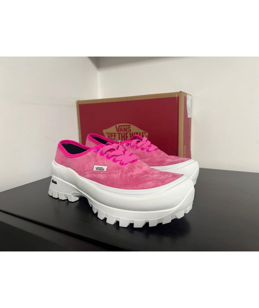 VANS Розовые замшевые кеды, фото 5