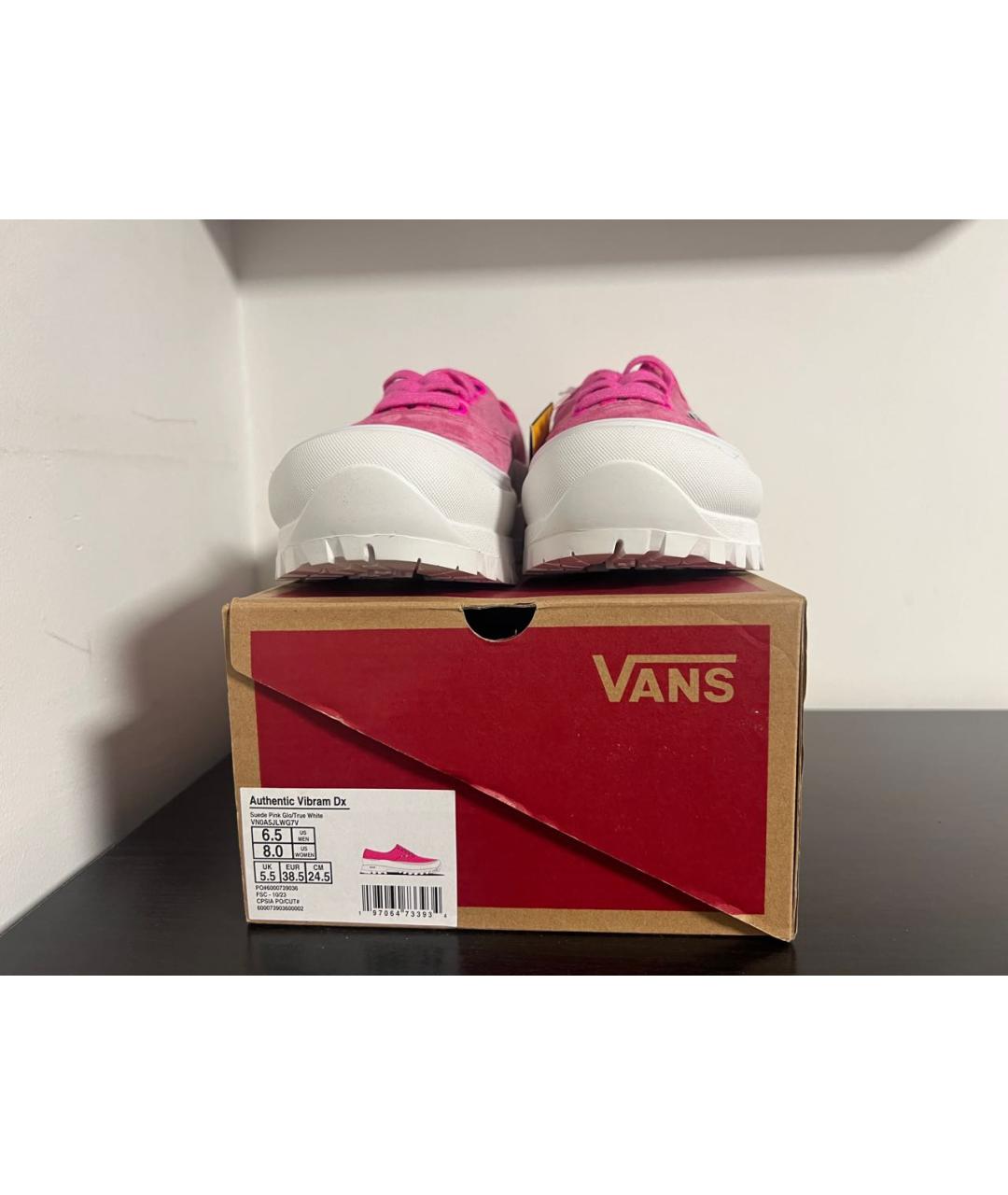 VANS Розовые замшевые кеды, фото 3