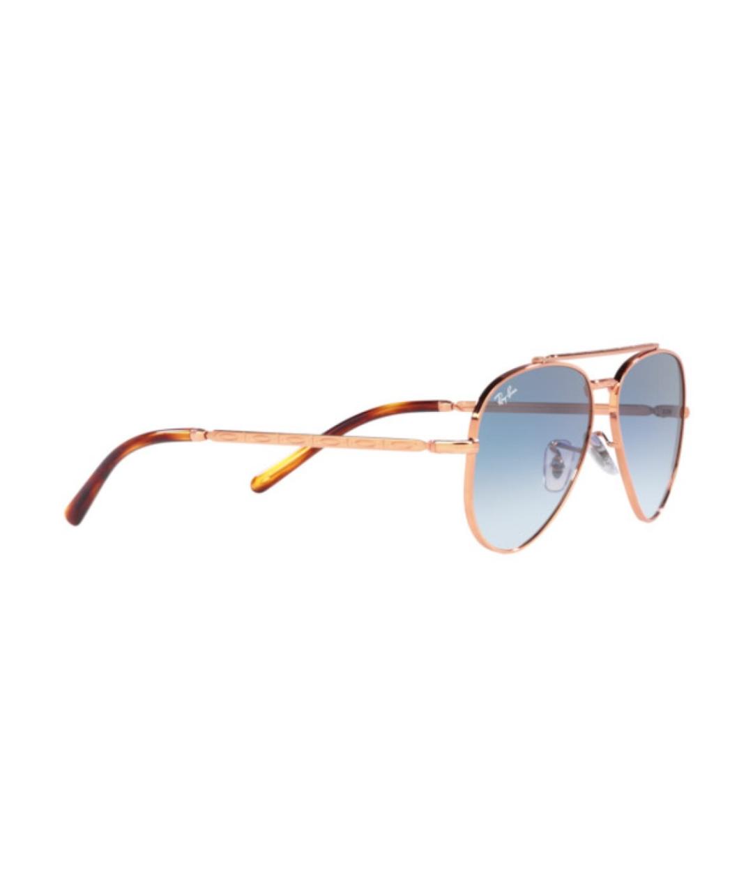 RAY BAN Розовые металлические солнцезащитные очки, фото 7