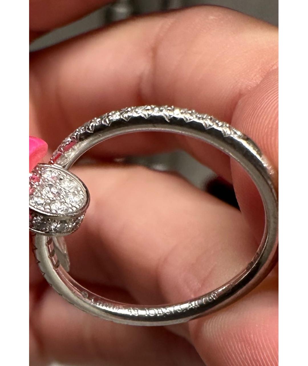 CARTIER Серебряное кольцо из белого золота, фото 5