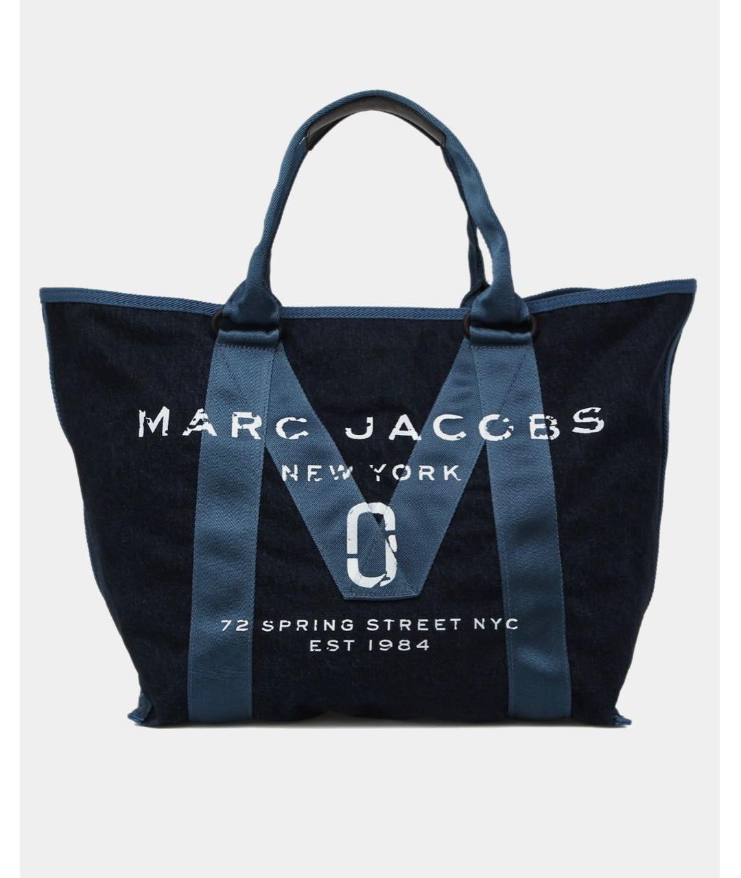MARC JACOBS Темно-синяя сумка с короткими ручками, фото 7