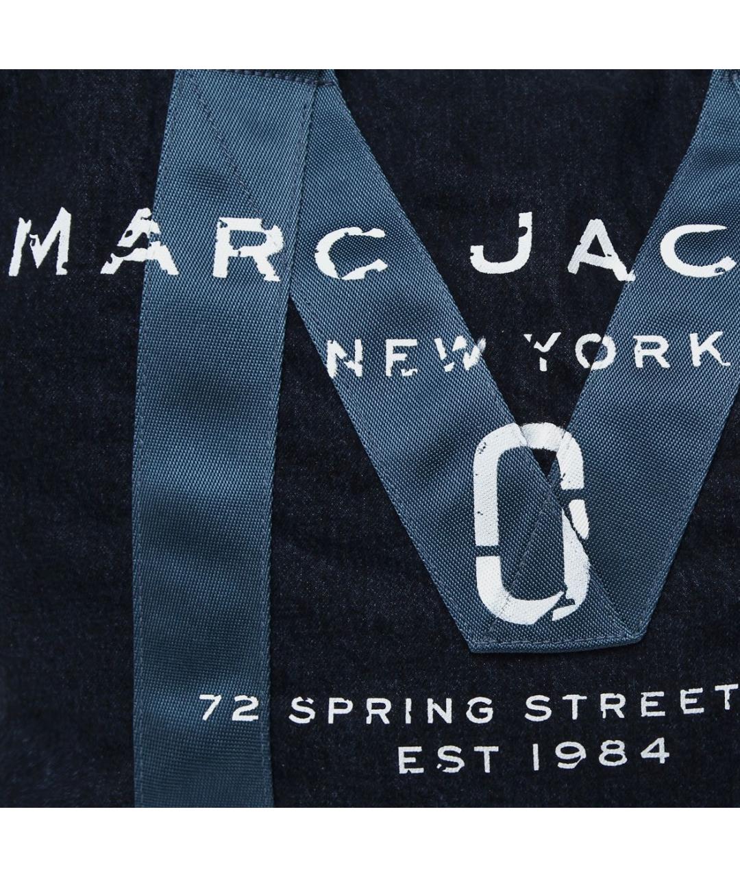 MARC JACOBS Темно-синяя сумка с короткими ручками, фото 3