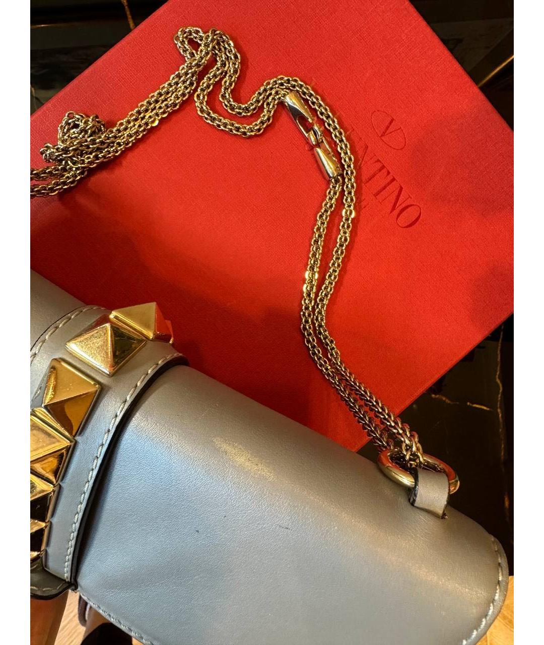 VALENTINO Кожаная сумка через плечо, фото 6