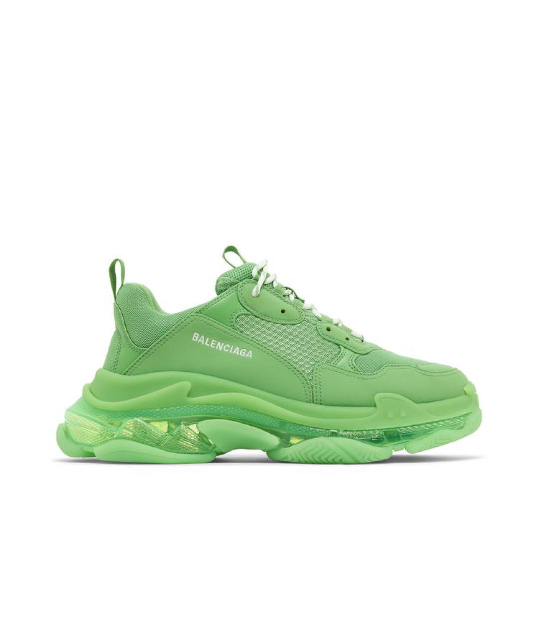 BALENCIAGA Зеленые кроссовки, фото 1