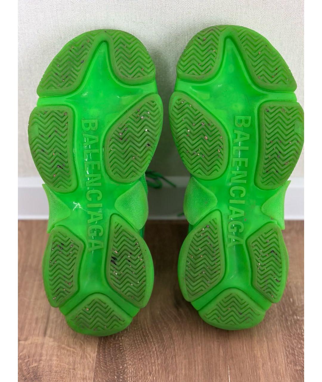 BALENCIAGA Зеленые кроссовки, фото 5