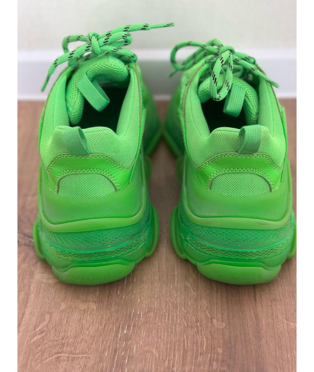 BALENCIAGA Зеленые кроссовки, фото 4