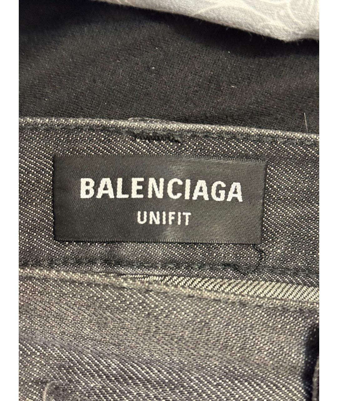 BALENCIAGA Серые хлопковые джинсы, фото 6
