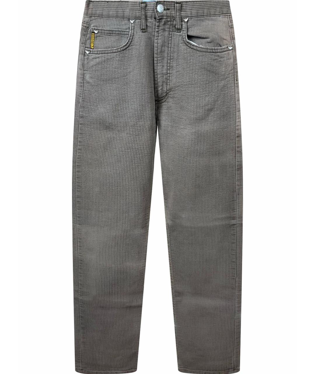 ARMANI JEANS Бежевые хлопковые повседневные брюки, фото 1