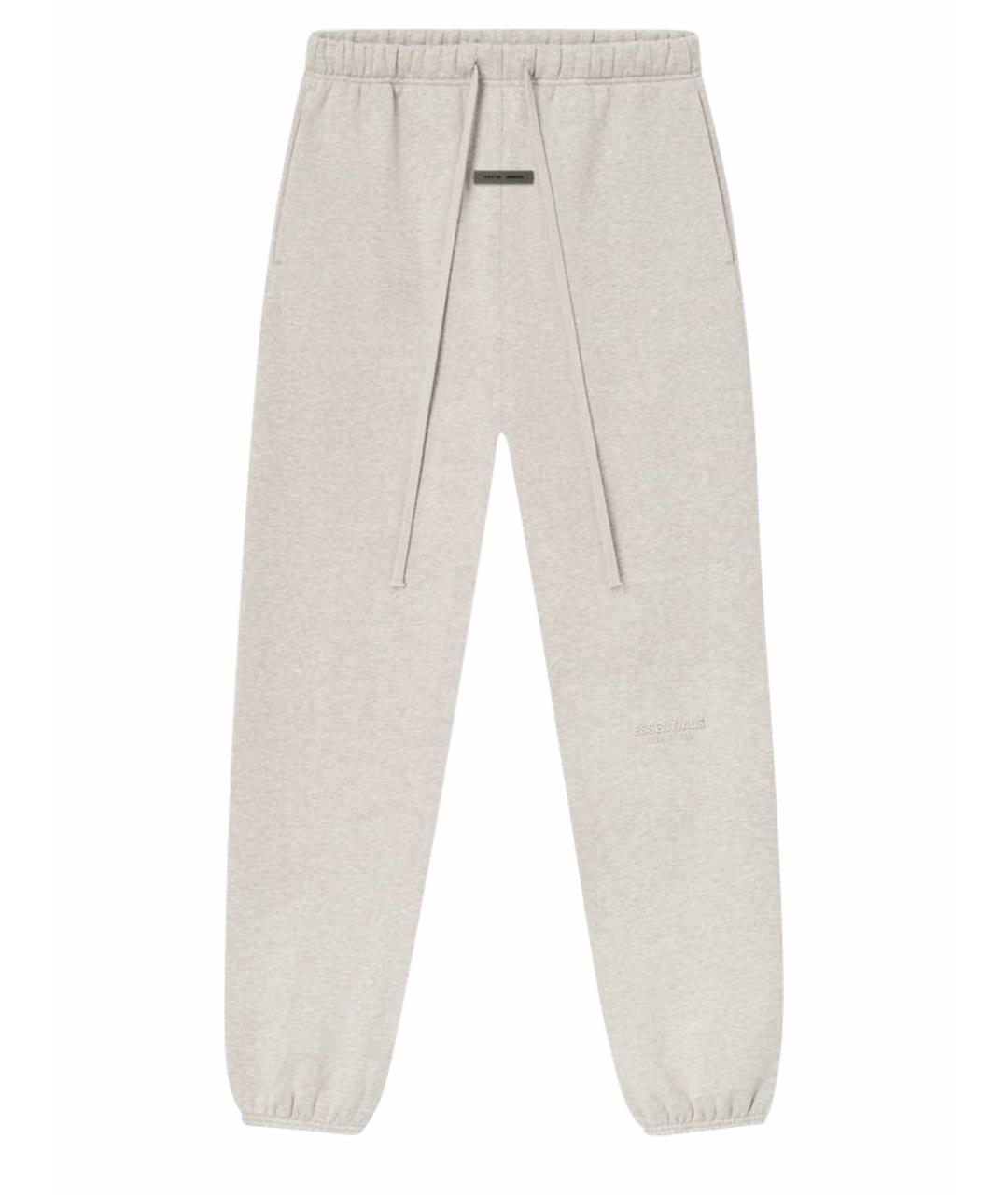 FEAR OF GOD ESSENTIALS Бежевые хлопковые повседневные брюки, фото 1