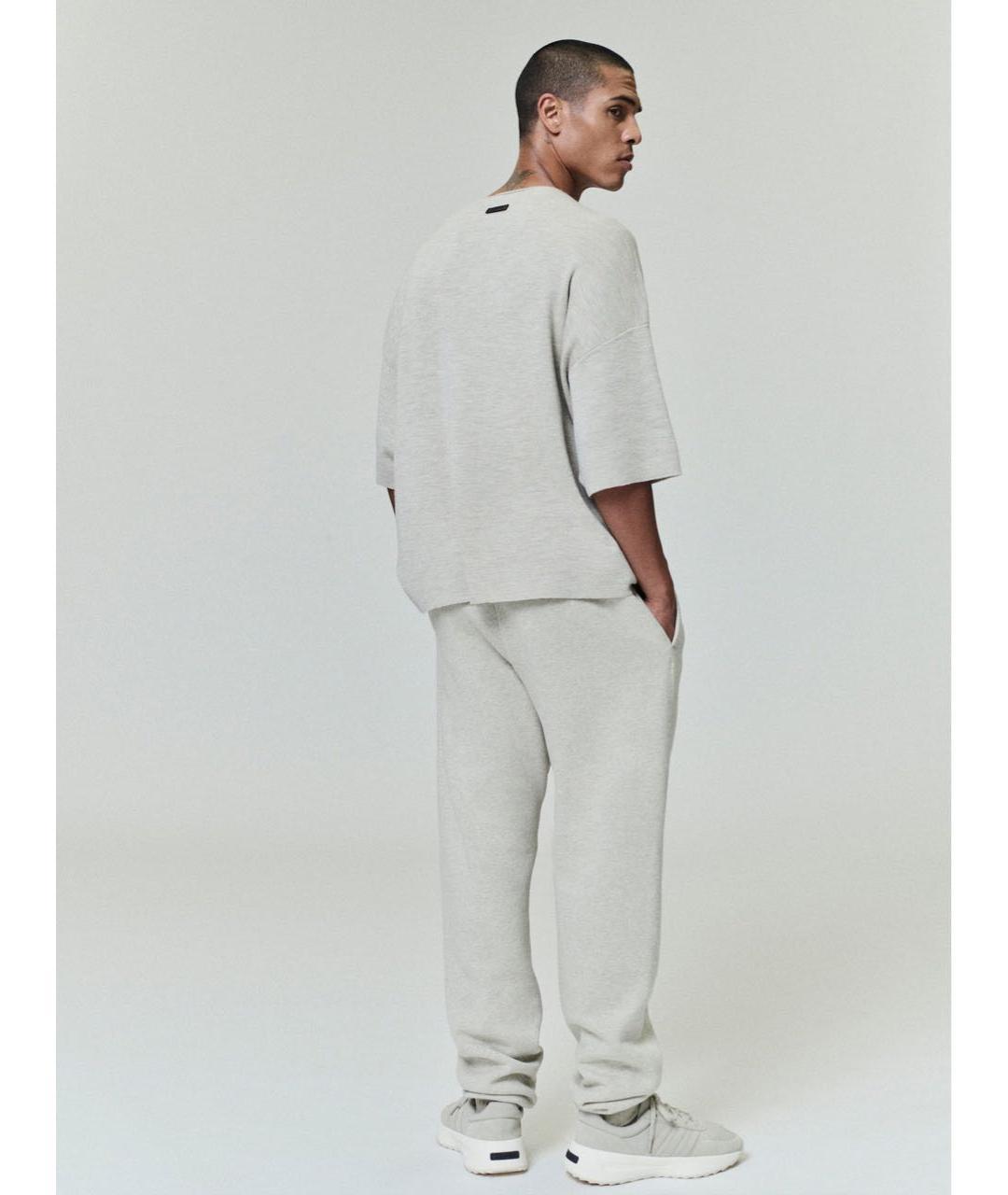 FEAR OF GOD ESSENTIALS Бежевые хлопковые повседневные брюки, фото 5