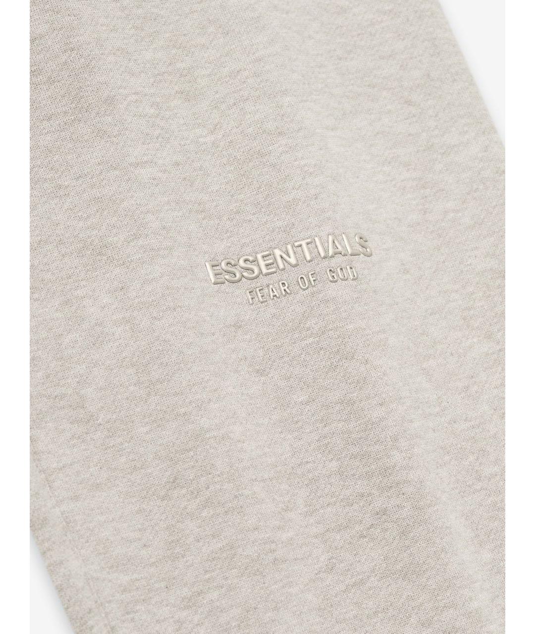 FEAR OF GOD ESSENTIALS Бежевые хлопковые повседневные брюки, фото 3