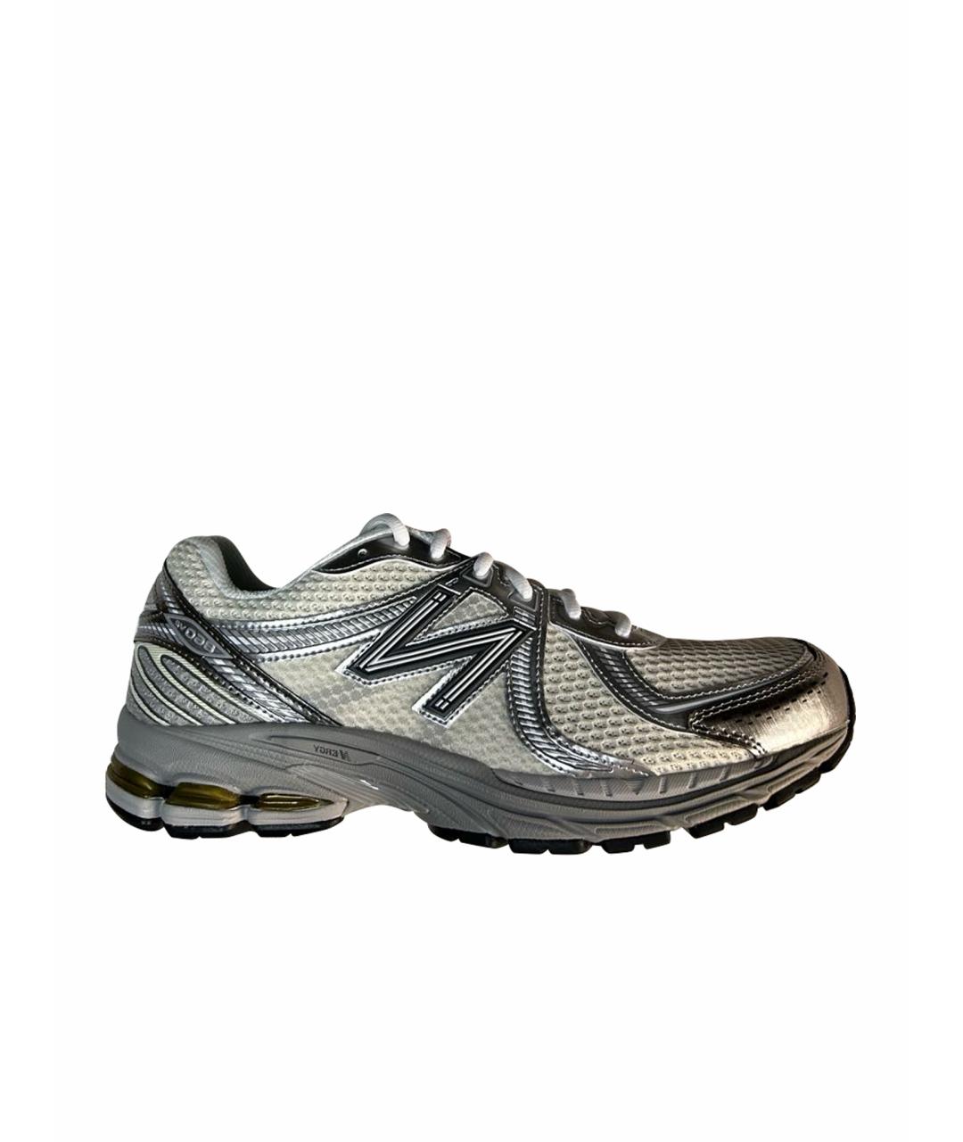 NEW BALANCE Серебряные низкие кроссовки / кеды, фото 1