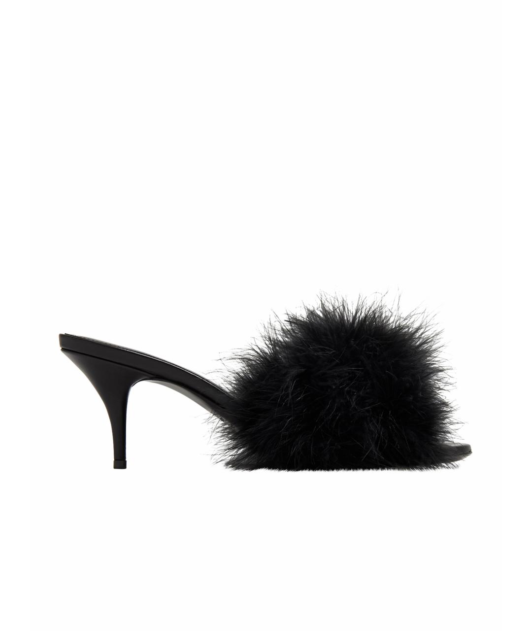 BALENCIAGA Черные мюли, фото 1